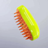 Steaming dog brush