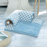Yellow fun tunnel bed