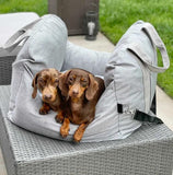 Calming bed for dogs in the car
