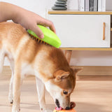 Steaming dog brush