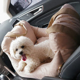 Calming bed for dogs in the car