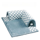 Yellow fun tunnel bed