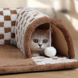 Yellow fun tunnel bed