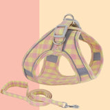 Yellow cat harness