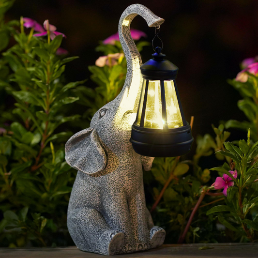 Gentle - Elephant Garden Lamp